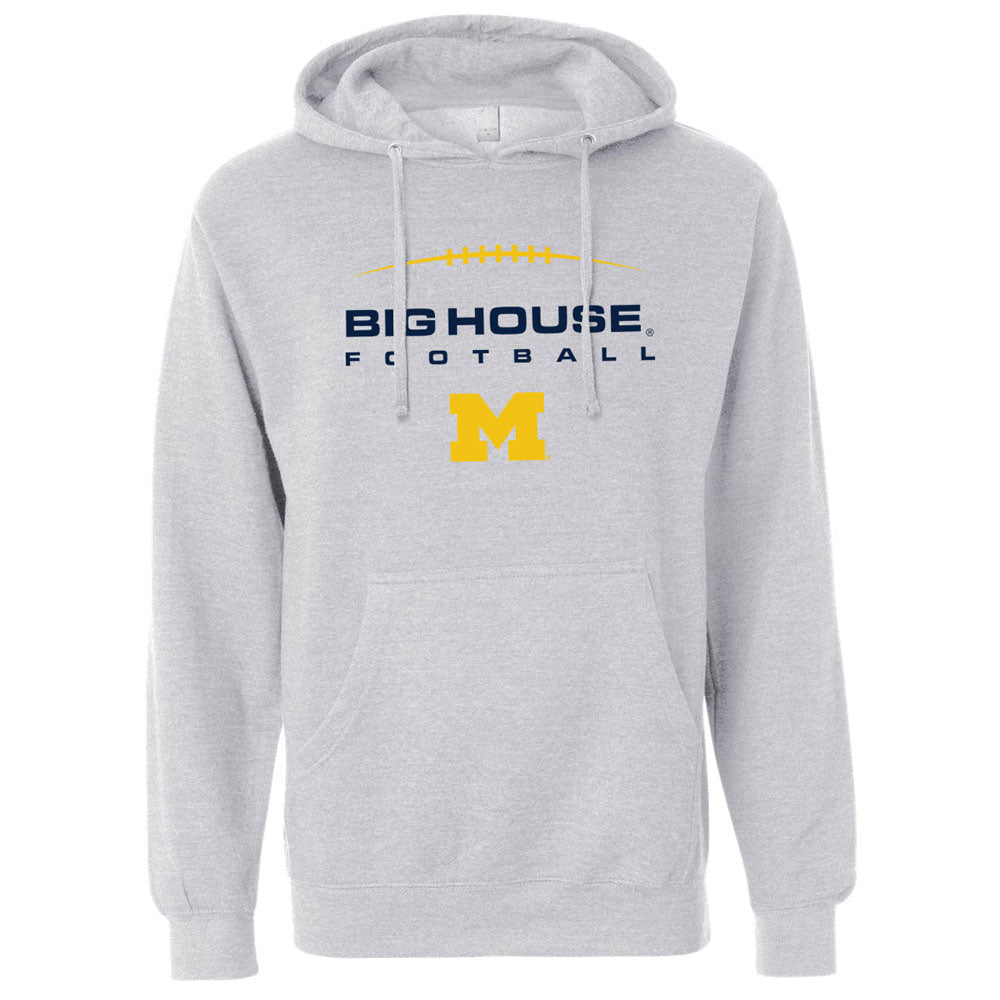 Valiant University of Michigan Football Big House Football Hooded Sweatshirt
