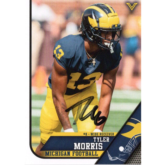 University of Michigan Football Tyler Morris Autographed Valiant 2023 Base Trading Card