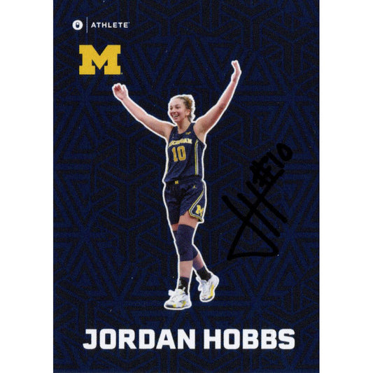 University of Michigan Basketball Jordan Hobbs Autographed OnIt Fusion Series Trading Card