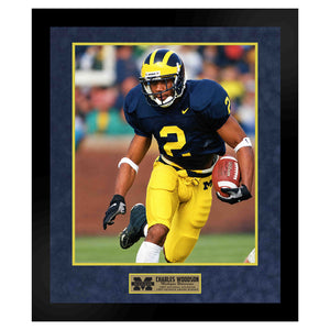 Charles Woodson University of Michigan Football 16x20 Framed Photo