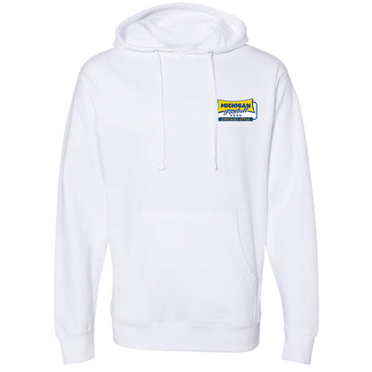 Valiant University of Michigan Football ''Chicago-Style" Football Hooded Sweatshirt