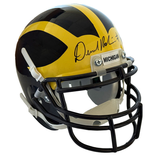 University of Michigan Football Denard Robinson Autographed Schutt Mini Helmet