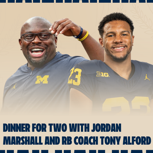 Dinner with Running Back Coach Tony Alford and Running Back Jordan Marshall