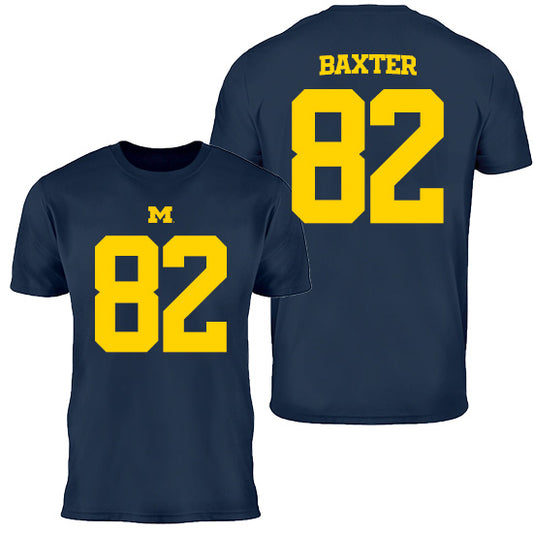 Valiant University of Michigan Football Devon Baxter #82 Youth Jersey Tee