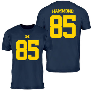 Valiant University of Michigan Football Ted Hammond #85 Youth Jersey Tee