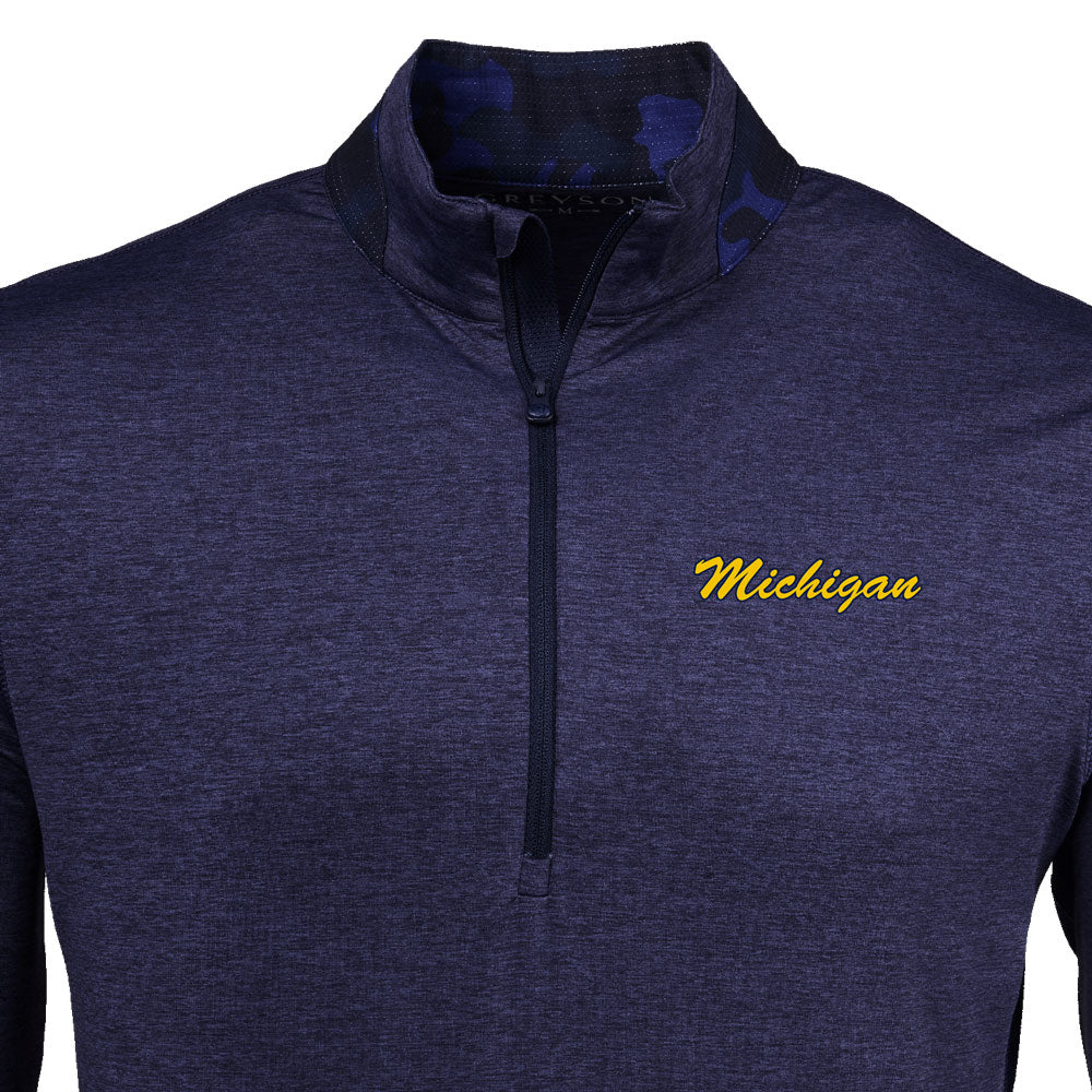 Greyson Clothiers University of Michigan Stadium Series Guide Sport Quarter-Zip