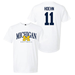 Valiant University of Michigan Softball Erin Hoehn #11 M/Michigan Sport Tee