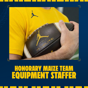 Honorary Equipment Staffer Experience (Maize Team): Michigan Spring Game