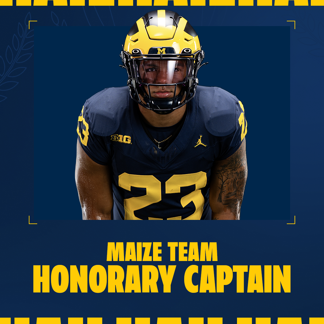 Honorary Team Captain Experience (Maize Team): Michigan Spring Game
