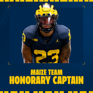 Honorary Team Captain Experience (Maize Team): Michigan Spring Game