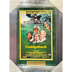 Chevy Chase Autographed Framed Caddyshack Movie Poster