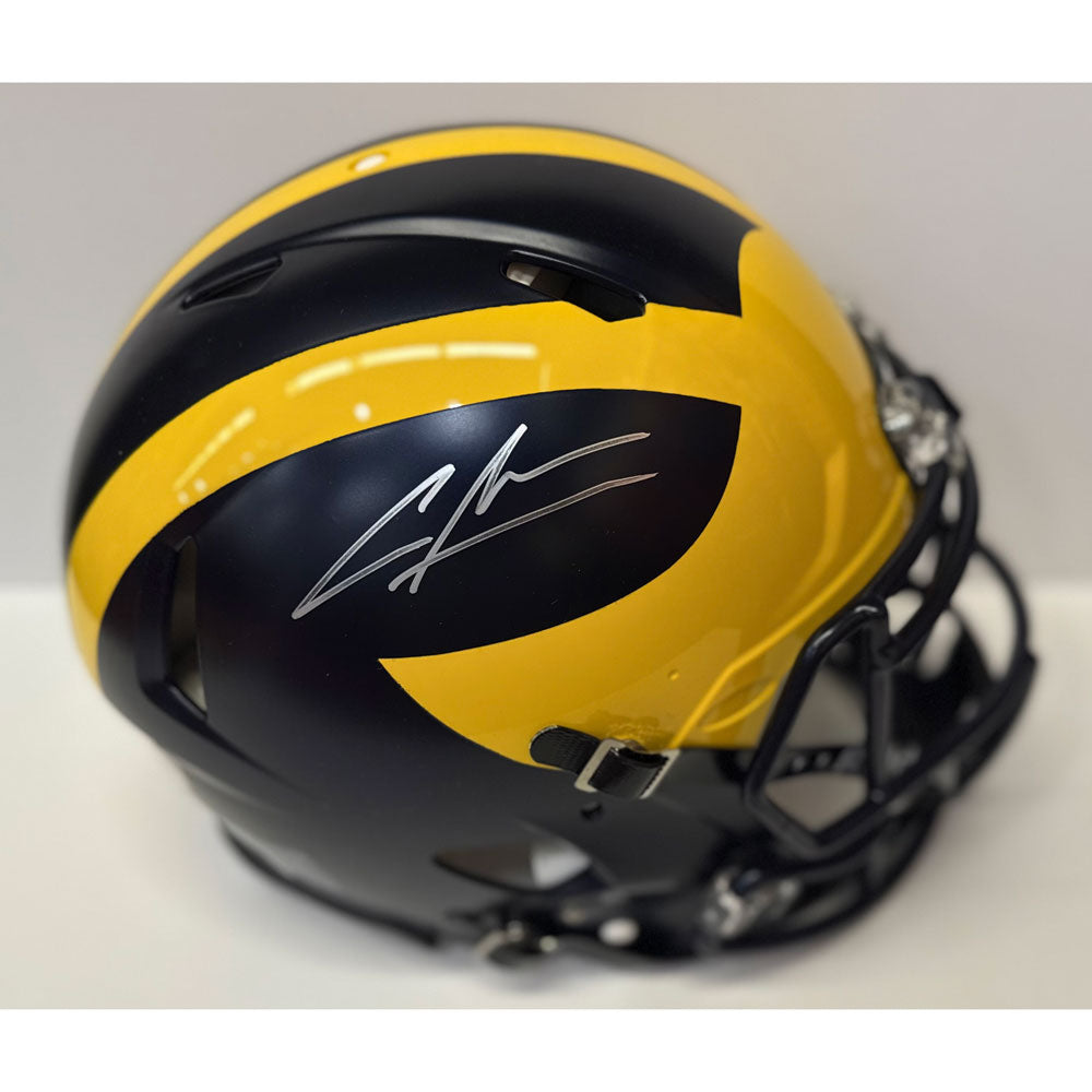 Charles Woodson Autographed Michigan Wolverines Full Size Authentic Helmet