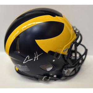 Aidan Hutchinson Autographed Michigan Wolverines Riddell Full Size Authentic Helmet