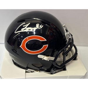 Colston Loveland Autographed Chicago Bears Riddell Mini Helmet