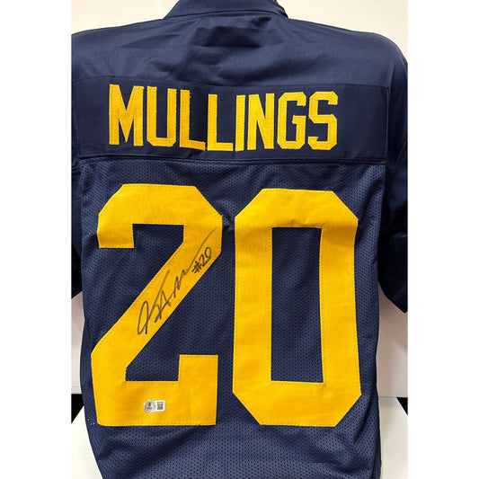 Kalel Mullings Autographed Michigan Wolverines Custom Jersey