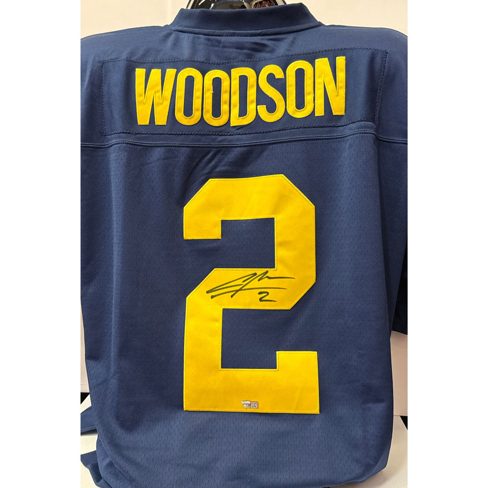 Charles Woodson Autographed Mitchell & Ness Michigan Wolverines Throwback Jersey