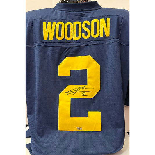 Charles Woodson Autographed Mitchell & Ness Michigan Wolverines Throwback Jersey