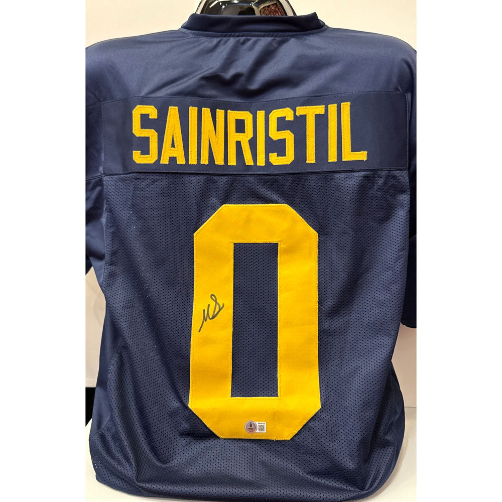Mike Sainristil Autographed Michigan Wolverines Jersey