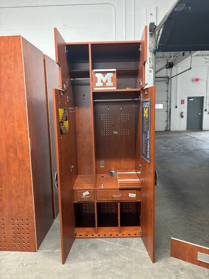 University of Michigan Basketball Authentic Locker From Crisler Center -- Used Until 2023-2024 Season