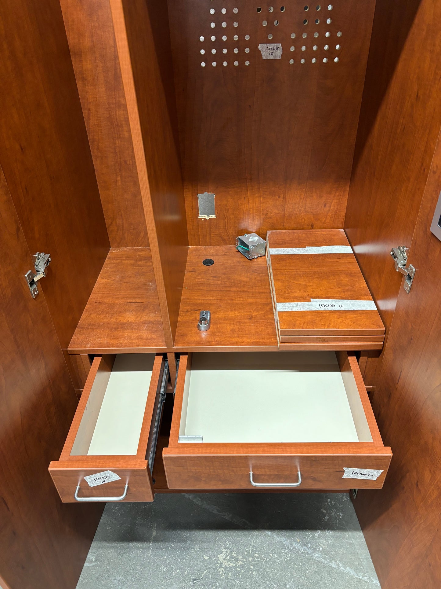 University of Michigan Basketball Authentic Locker From Crisler Center -- Used Until 2023-2024 Season