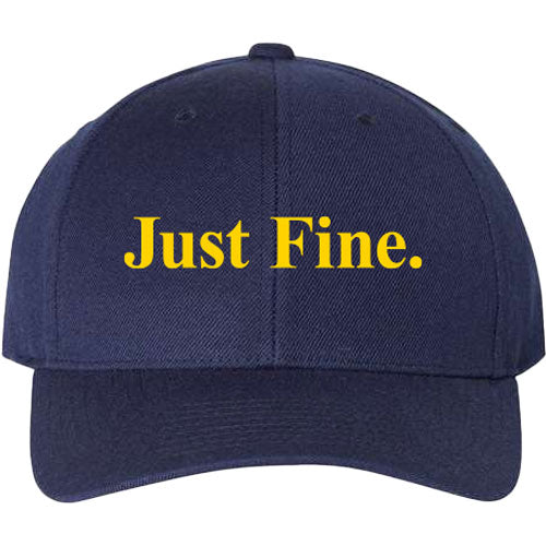 Valiant "Just Fine" Navy Structured Hat