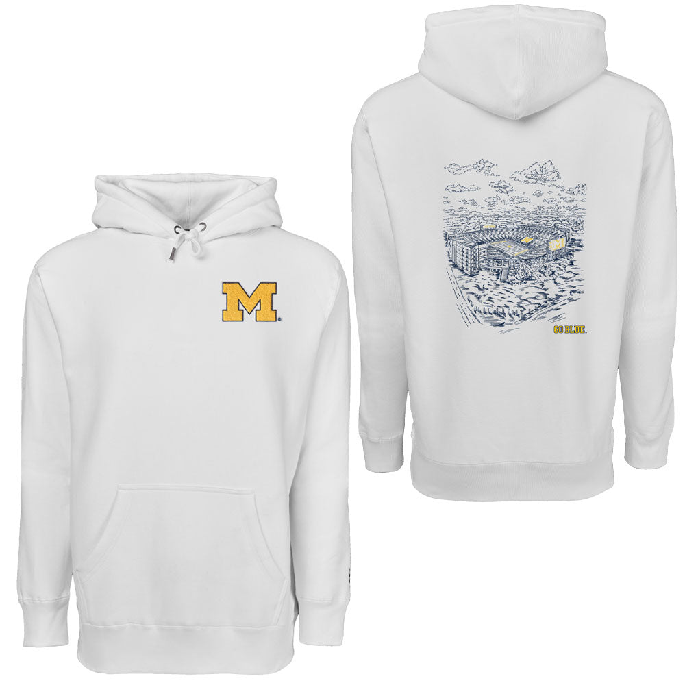 Greyson Clothiers University of Michigan Stadium Series Fireside Hooded Sweatshirt