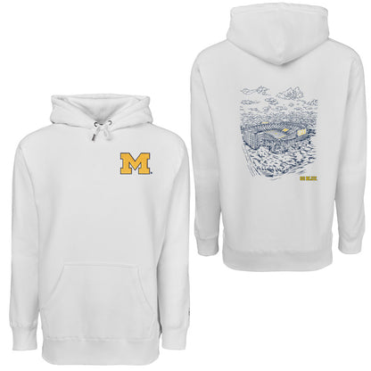 Greyson Clothiers University of Michigan Stadium Series Fireside Hooded Sweatshirt