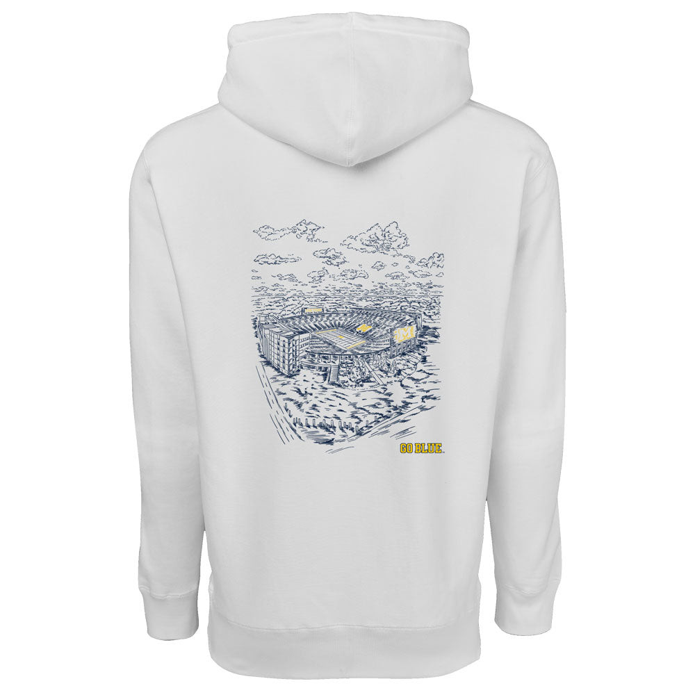 Greyson Clothiers University of Michigan Stadium Series Fireside Hooded Sweatshirt