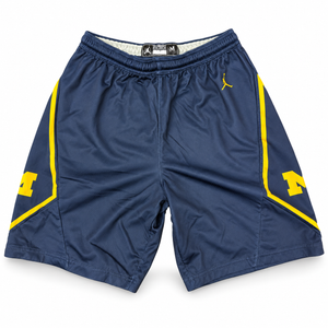 Michigan Basketball Charlie May Player Worn Practice Shorts (Size: M)