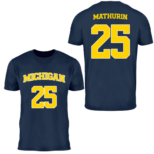 Valiant University of Michigan Women's Basketball McKenzie Mathurin Jersey Tee