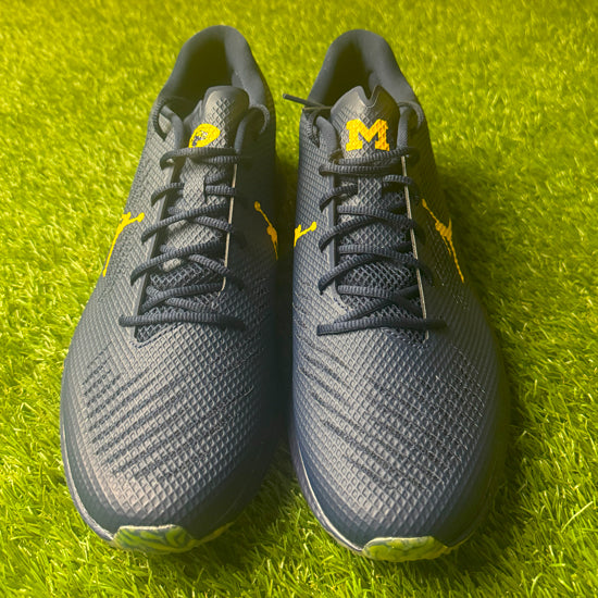 Jordan University of Michigan Football Quinten Johnson Vapor Edge TF SMU Player Owned Shoes Size 12