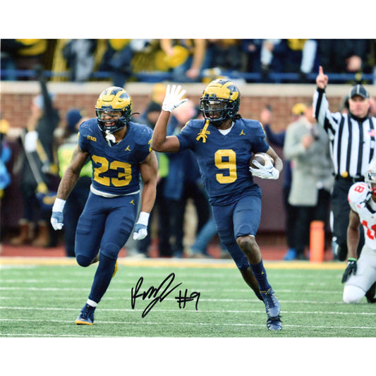 University of Michigan Football Rod Moore Autographed 8x10 vs. 2023 Ohio State