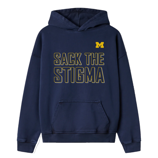Sack The Stigma University of Michigan 'Get Back Up' Hoodie