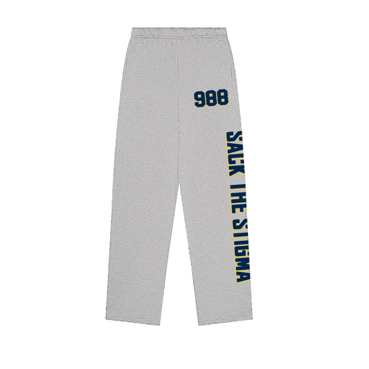 Sack The Stigma Gray '988' Sweatpants