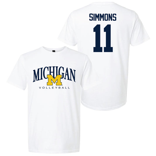 Valiant University of Michigan Volleyball Amalia Simmons #11 M/Michigan Sport Tee
