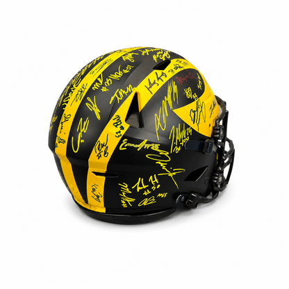 True North Auction: University of Michigan Football Team Signed Authentic Team-Issued Football Helmet