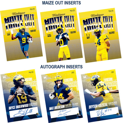 Valiant University of Michigan Football 2025 Trading Card Pack