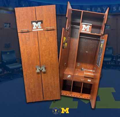 University of Michigan Basketball Authentic Locker From Crisler Center -- Used Until 2023-2024 Season