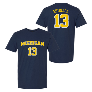 University of Michigan Men's Basketball J.P. Estrella Jersey Tee