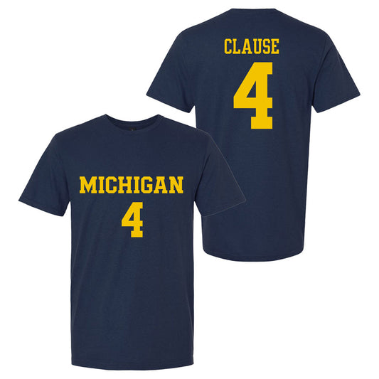 Valiant University of Michigan Field Hockey Milaw Clause #4 Jersey Tee