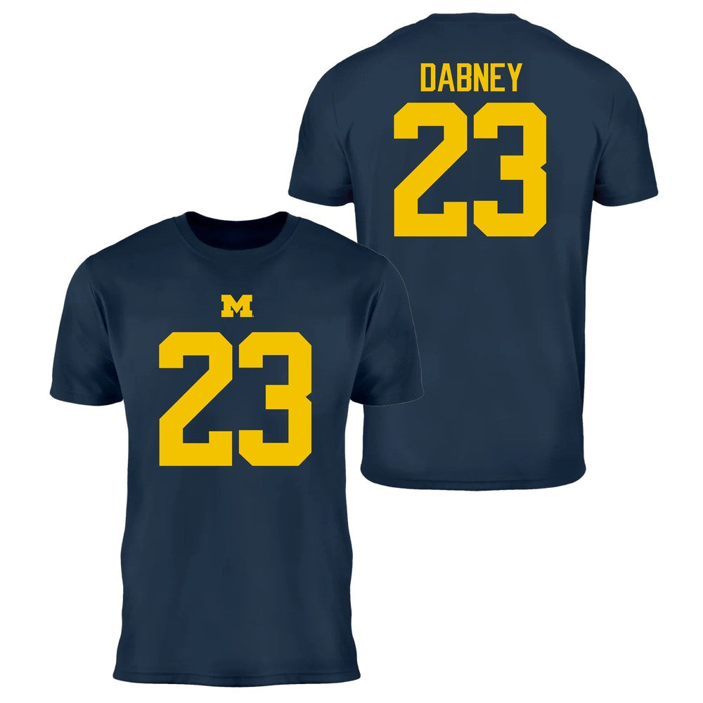 Valiant University of Michigan Football Markel Dabney #23 Jersey Tee