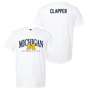 Valiant University of Michigan Gymnastics Lily Clapper M/Michigan Sport Tee