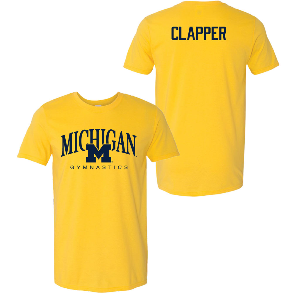 Valiant University of Michigan Gymnastics Lily Clapper M/Michigan Sport Tee