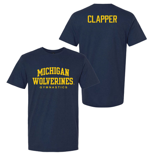 Valiant University of Michigan Gymnastics Lily Clapper Wolverines Sport Tee