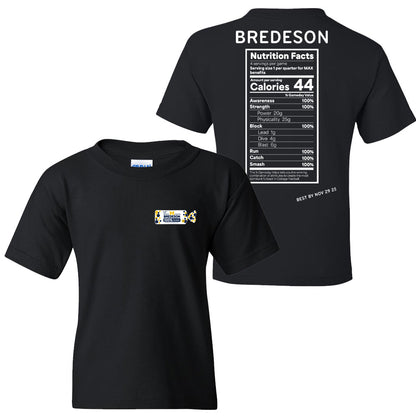 Valiant University of Michigan Football Max Bredeson "Wonder Bredeson" Youth Left Chest Tee