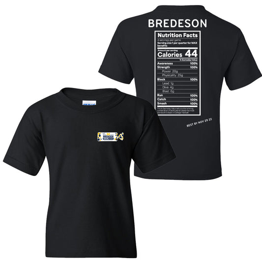 Valiant University of Michigan Football Max Bredeson "Wonder Bredeson" Youth Left Chest Tee