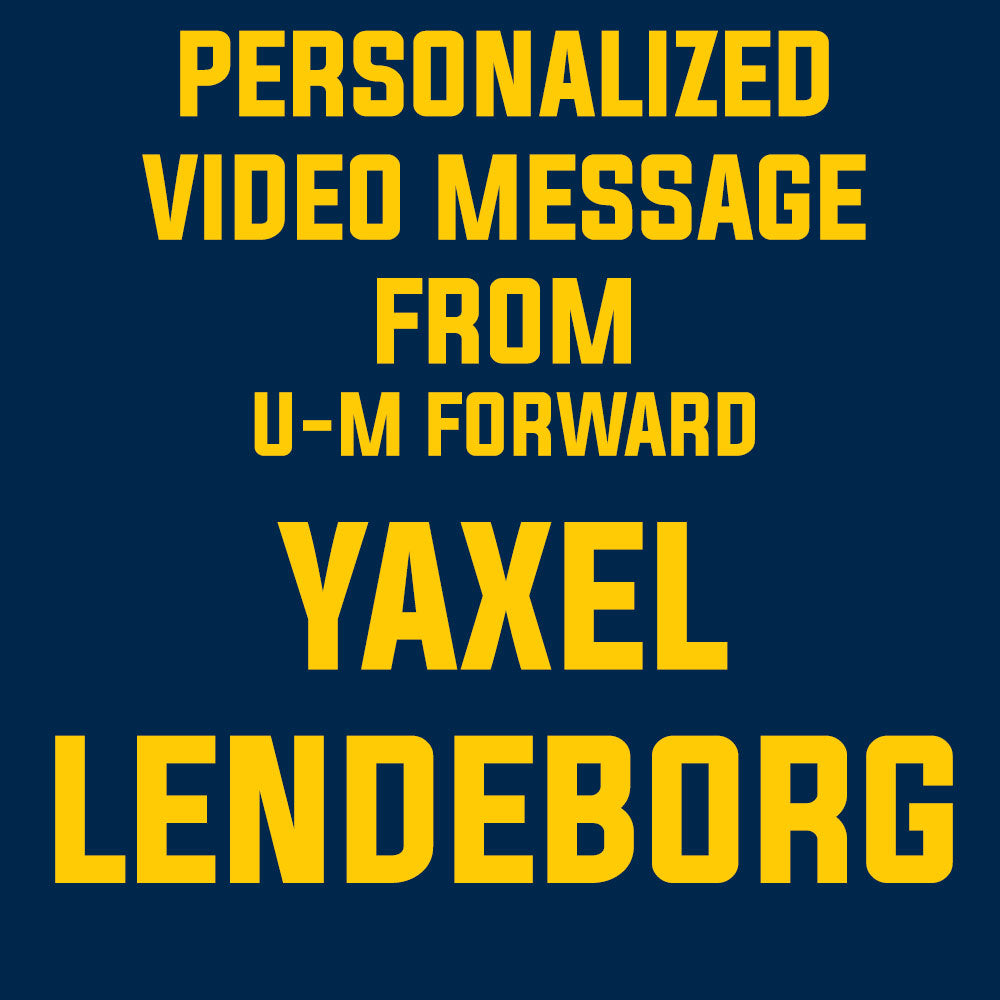 Personalized Video from University of Michigan Basketball Forward Yaxel Lendeborg