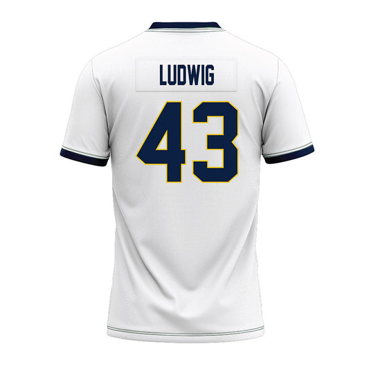 Athlete's Thread University of Michigan Football Zach Ludwig White Sublimated Jersey