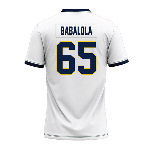 Athlete's Thread University of Michigan Football Andrew Babalola White Sublimated Jersey