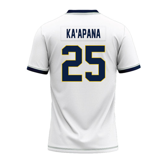 Athlete's Thread University of Michigan Football Micah Ka'apana White Sublimated Jersey